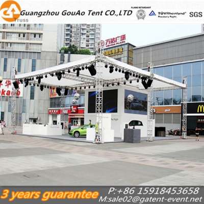 Outdoor stage lighting truss for public square truss 6 pillars