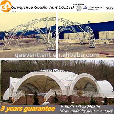 Russia Project Arch Light Truss Structure Use For Wedding Or Event