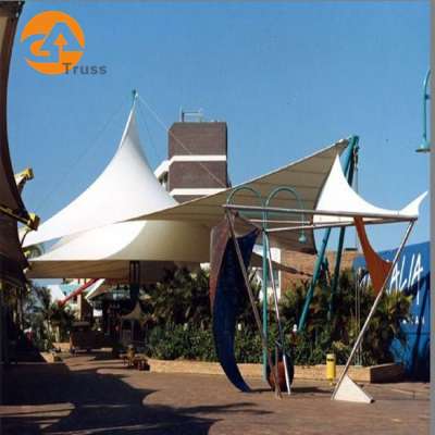 Cheaper promotional outdoor awning steel membrane structure